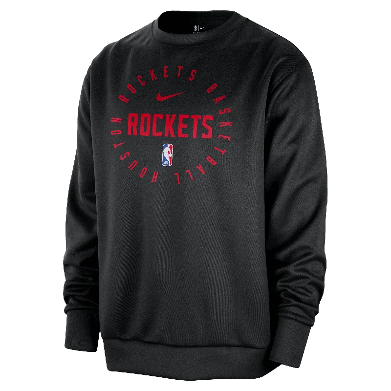 CrewneckexperienceMen's Houston Rockets Nike 2024-25 Spotlight Crewneck Sweatshirt