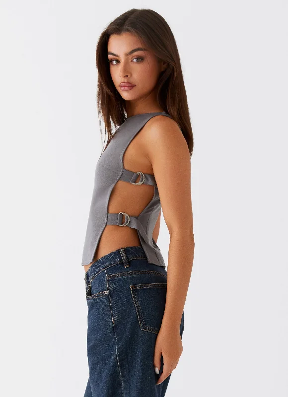 Cherish-You-Buckle-Top-Charcoal