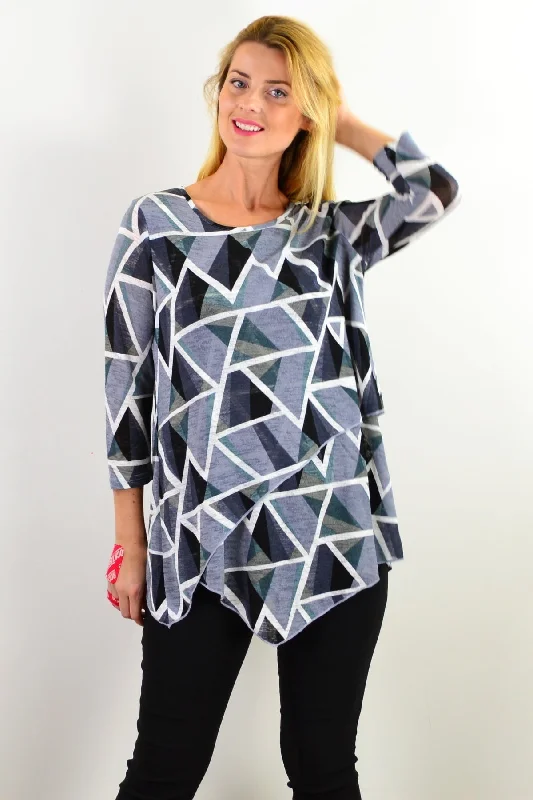 Triangle Double Layered Tunic Top