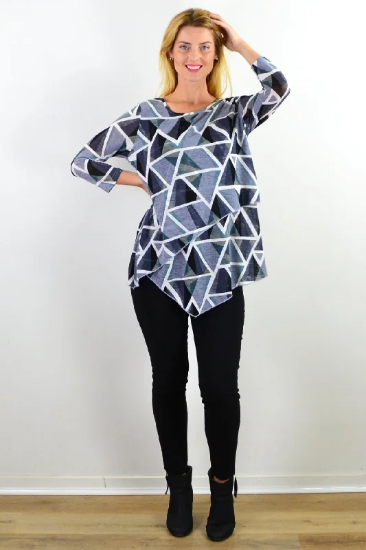 Triangle Double Layered Tunic Top