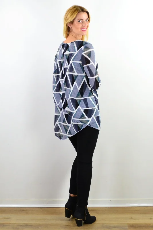 Triangle Double Layered Tunic Top