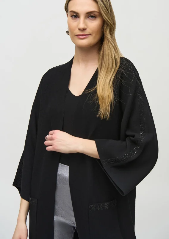 Joseph Ribkoff - Sweater Knit Kimono Sleeve Cover-up