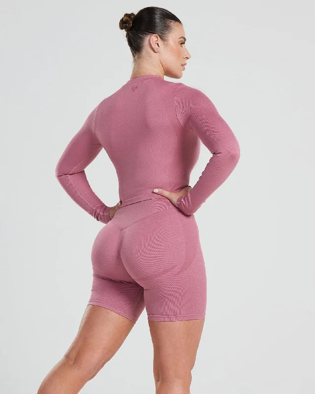 Motion Seamless Long Sleeve Midi Top | Heather Rose