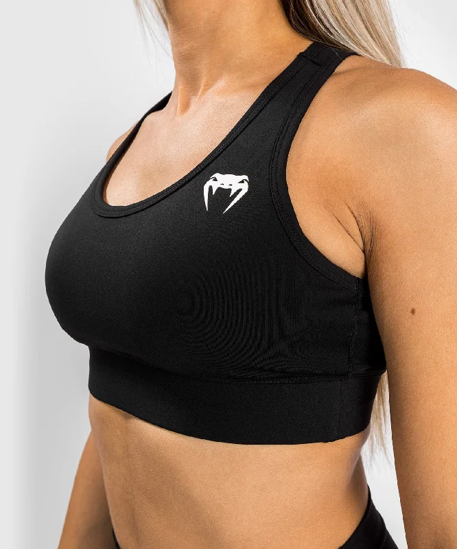 Venum Essential Medium Impact Sport Bras - Black