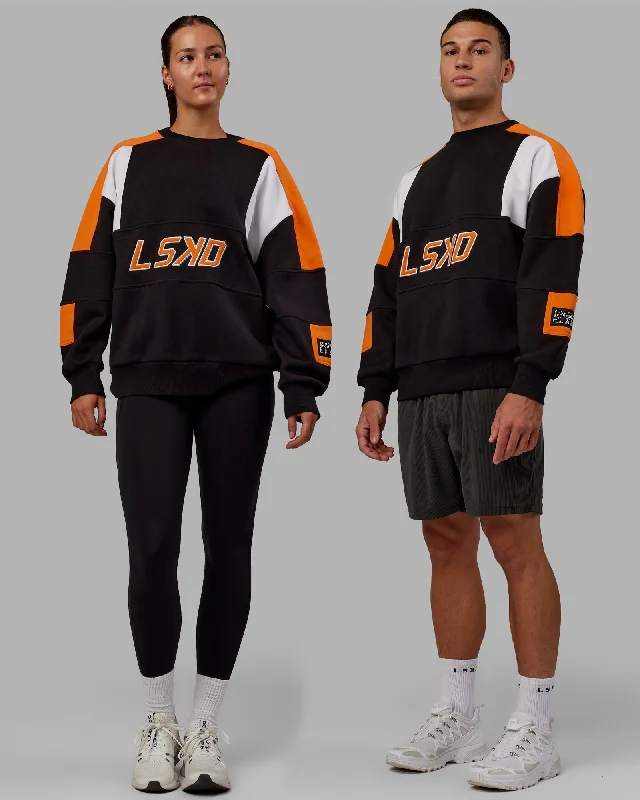 Black-Ultra Orange / L